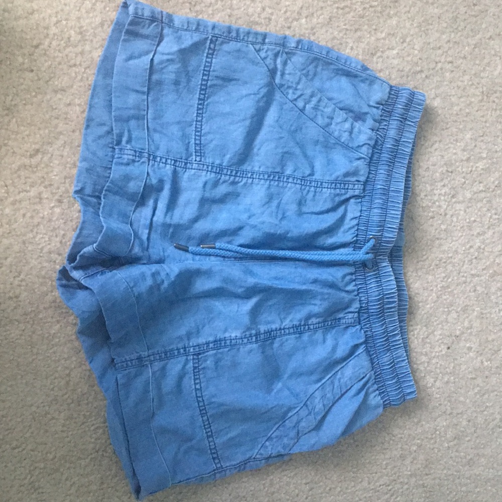 Blue shorts